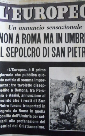 L' EUROPEO n°6 1955 Il Sepolcro di San Pietro - Claudio Villa Achille Lauro[C77]