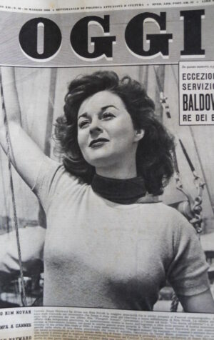 OGGI n°19 1956 Susan Hayward - I Tesori di Genova  [C78]