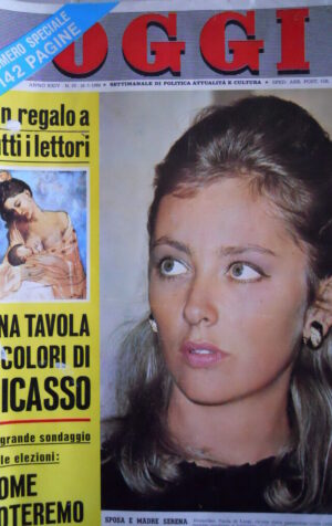 OGGI n°20 1968 Paola di Liegi - Con stampa di Pablo Picasso  [C77]
