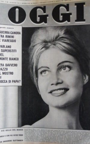 OGGI n°30 1961 La nuova MISS UNIVERSO Marlene Schmidt [C78]