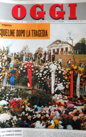 OGGI n°50 1963 Jacqueline Kennedy tragedia morte di John Kennedy  [C77]