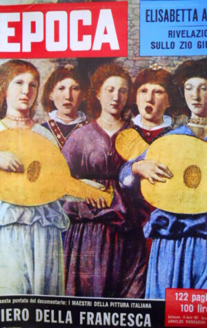 SOLO INSERTO MAESTRI PITTURA ITALIANA EPOCA n°341 1957 PIERO DELLA FRANCES [C82]