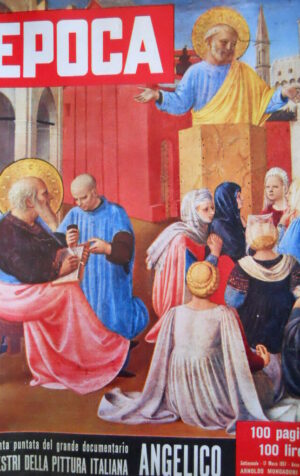 SOLO INSERTO MAESTRI PITTURA ITALIANA EPOCA n°345 1957 BOTTICELLI [C82]