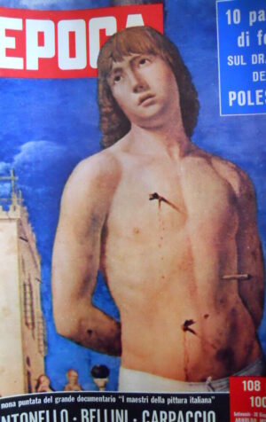 SOLO INSERTO MAESTRI PITTURA ITALIANA EPOCA n°352 1957 ANTONELLO BELLINI [C82]