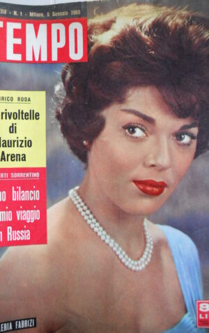 TEMPO n°1 1960 Valeria Fabrizi - Rivoltelle di Maurizio Arena - Mussolini  [C89]