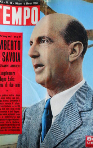 TEMPO n°10 1958 Intervista Umberto di Savoia - Tragedia Petralia Soprana  [C87]
