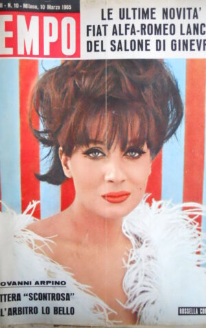 TEMPO n°10 1965 Rossella Como - Lettera scontrosa Arbitro Lo Bello  [C88]