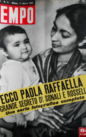 TEMPO n°11 1959 Sonali e Rossellini - Michel Morgan - Domenico Modugno  [C87]
