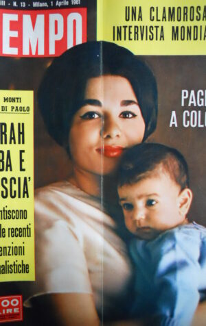 TEMPO n°13 1961 Farah Diba e lo Scià speciale  - Henri Fonda   [C86]