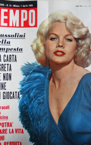 TEMPO n°14 1965 Carroll Baker - Mussolini nella Tempesta dossier  [C88]