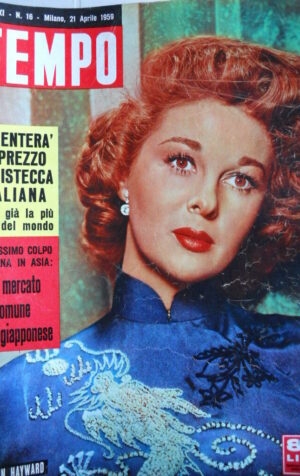 TEMPO n°16 1959 Susan Hayward - Chelo Alonzo - La Russia di Quasimodo [C91]