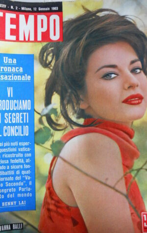 TEMPO n°2 1963 Giovanna Ralli - Tv Capodanno Parigi Brigitte Bardot  [C89]