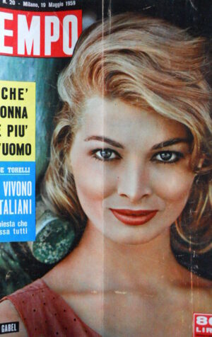 TEMPO n°20 1959 Scilla Gabel - Jayne Mansfield - Vittorio Gassman  [C87]