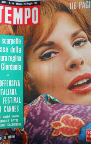 TEMPO n°20 1961  Ornella Vanoni - Inserto 100 anni di Italia D'Annunzio [C89]