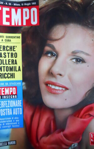 TEMPO n°20 1963  Ornella Vanoni - Fidel Castro - Via Veneto [C91]