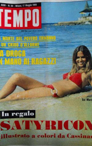 TEMPO n°20 1969 Evi Marandi - La Milano triste di Gastone Novelli   [C88]