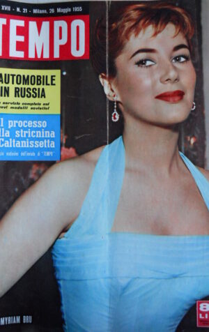 TEMPO n°21 1955 Myriam Bru - Automobile in Russia - Processo stricnina Cal [C90]