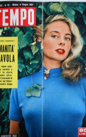 TEMPO n°23 1957 Genevieve Page - Marilyn Monroe e Sir Laurence Olivier  [C89]
