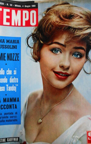 TEMPO n°23 1960 Christine Kauffman - Anna Maria Mussolini le mie nozze  [C89]