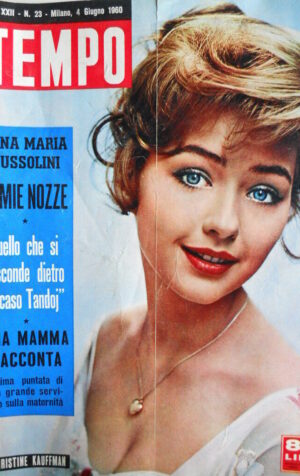TEMPO n°23 1960 Christine Kauffman - Anna Maria Mussolini le mie nozze [C86]