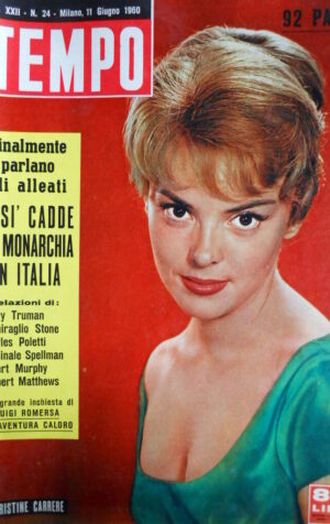 TEMPO n°24 1960 Christine Carrere - Kim Novak - Alfred Hitchcock [C87]