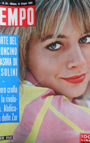 TEMPO n°24 1962 Catherine Spaak - Il bauletto n°24 di Mussolini  [C87]