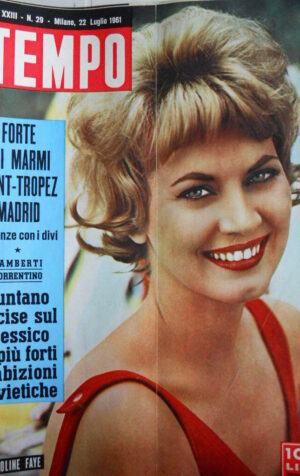 TEMPO n°29 1961 Caroline Faye - Ava Gardner - Terrorismo Alto Adige  [C88]