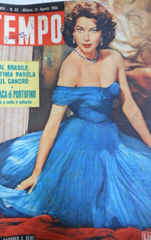 TEMPO n°32 1954 Ava Gardner - Franca May - Aga Khan  [C89]