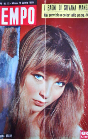 TEMPO n°32 1955 Marina Vlady - I bagni di Silvana Mangano - Antonio Baldini[C86]