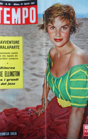 TEMPO n°35 1957 Ritorna Duke Ellington - Antonella Lualdi  [C90]