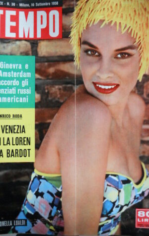 TEMPO n°38 1958 Antonella Lualdi - Fiera del Levante [C86]