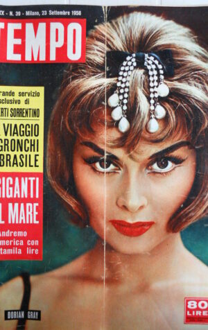 TEMPO n°39 1958 Dorian Gray - Liz Taylor - Gronchi in Brasile  [C89]