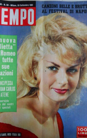 TEMPO n°39 1961 Franca Cattaneo - La nuova Alfa Romeo Giulietta [C88]