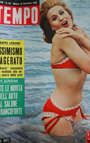 TEMPO n°39 1963 liana Orfei - il mio album di Yves Montand  [C89]