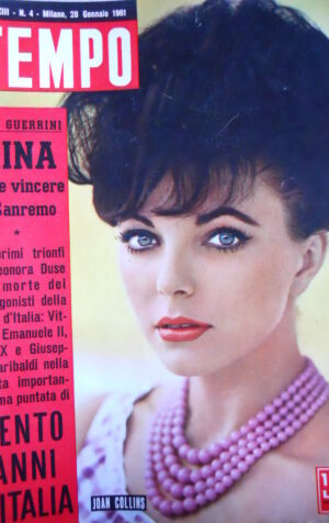 TEMPO n°4 1961  Joan Collins - Mina vuole vincere Sanremo - [C91]