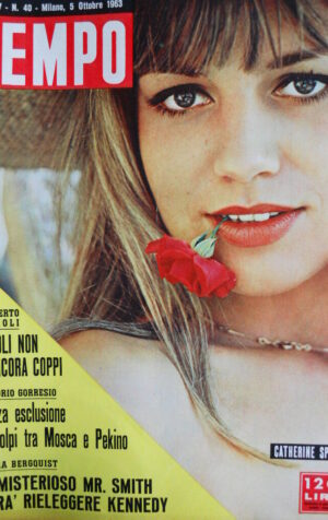 TEMPO n°40 1963 Catherine Spaak - Italo Zilioli non è ancora Coppi [C86]