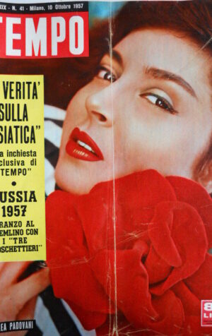 TEMPO n°41 1957 Lea Padovani - Maledizione dei Barrymore - Sofia Loren  [C89]