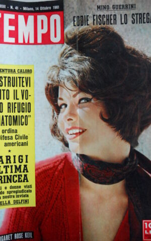 TEMPO n°41 1961 Margaret Rose Keil - Eddie Fischer lo stregato -  [C90]