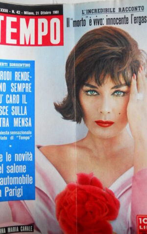 TEMPO n°42 1961 Gianna Maria Canale - novità salone Auto Parigi 1961  [C89]