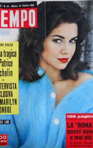 TEMPO n°44 1960 Jackie Lane - Inetrvista esclusiva con Marilyn Monroe [C90]