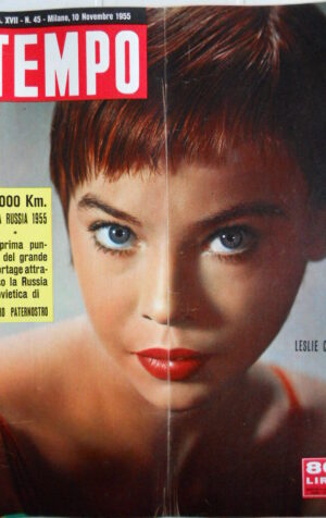TEMPO n°45 1955 Leslie Caron - Mario D'Agata campione Europa boxe [C89]