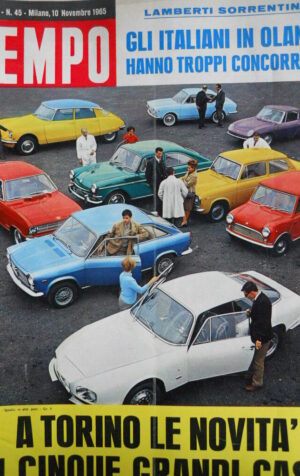 TEMPO n°45 1965 A Torino le novità del Salone delle Auto - Dirk Bogarde  [C88]