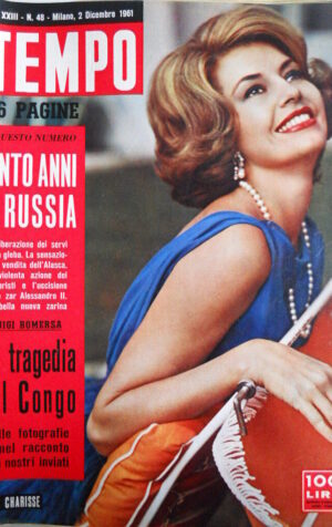 TEMPO n°48 1961 Cyd Charisse - Tragedia del Congo - Ira Furstenberg  [C89]