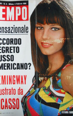 TEMPO n°5 1966 Ernest Hemingway con stampe di Pablo Picasso [C90]