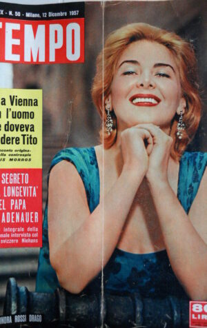 TEMPO n°50 1957 Eleonora Rossi Drago - Elj Dracò - Gina Lollobrigida  [C86]