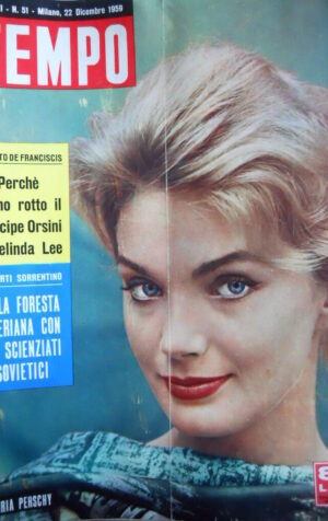 TEMPO n°51 1959 Maria Perschy - Dossier fascismo MUSSOLINI VERO [C90]