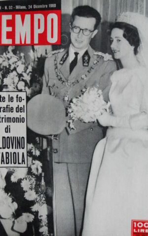 TEMPO n°52 1960 matrimonio di Baldovino e Fabiola - Vita Galeazzo Ciano [C86]