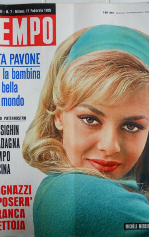 TEMPO n°7 1965 Michele Mercier - Adolfo Celi James Bond 007 [C89]