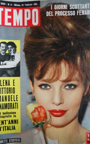 TEMPO n°8 1961 Annette Stroyberg - Istituo Marchiondi Milano ragazzi chiusi[C88]