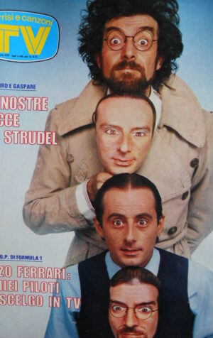 TV Sorrisi e Canzoni n°12 1986 Gaspare e Zuzzurro - Enzo Ferrari [C93]